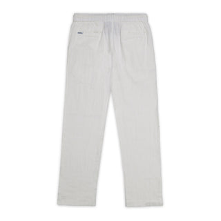 Pantalón de lino pinzas Canolli Cream