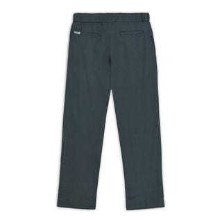Pantalón de lino pinzas Deep Blue