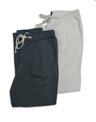 Pantalón de lino pinzas Canolli Cream