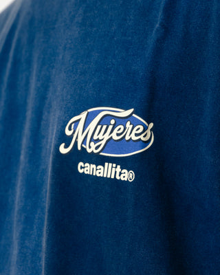 Camiseta Mujeres Navy desgastado
