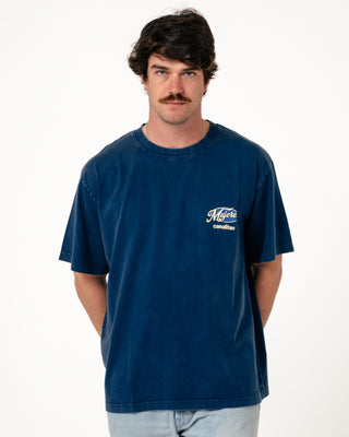 Camiseta Mujeres Navy desgastado