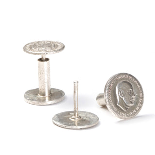 Gemelos Peseta - Plata de Ley 925