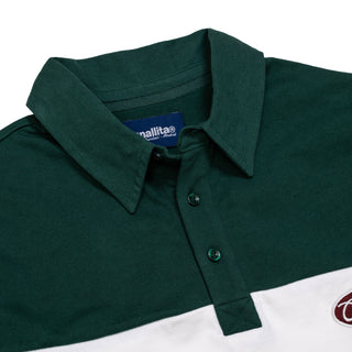 Polo de Rugby verde y blanco