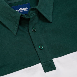 Polo de Rugby verde y blanco