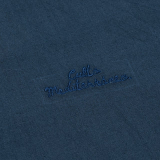 Camisa de lino y algodón Culto Mediterráneo Deep Blue