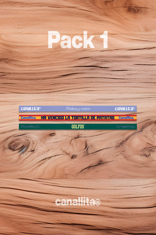 Pack Pulseras Canallita 1